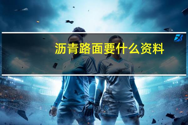 沥青路面要什么资料