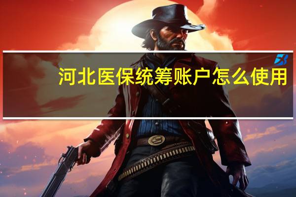 河北医保统筹账户怎么使用