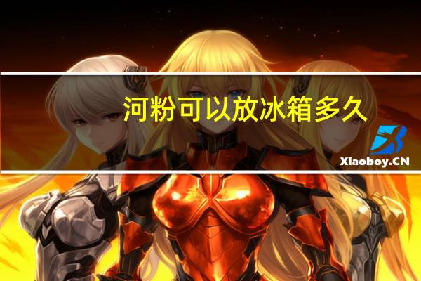 河粉可以放冰箱多久