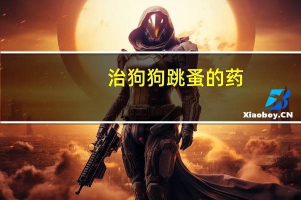 治狗狗跳蚤的药