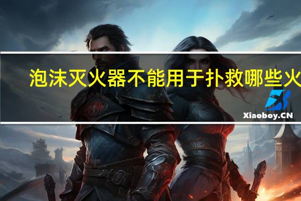 泡沫灭火器不能用于扑救哪些火灾