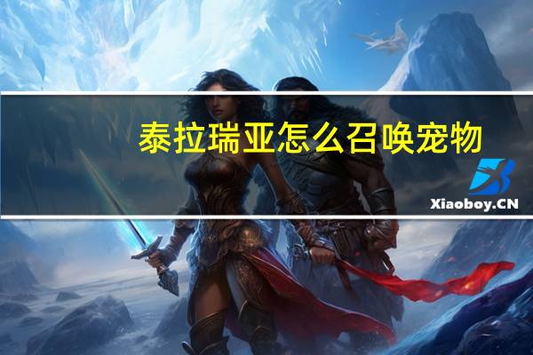 泰拉瑞亚怎么召唤宠物