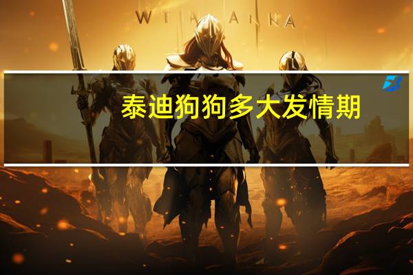 泰迪狗狗多大发情期