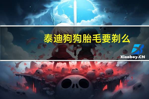 泰迪狗狗胎毛要剃么