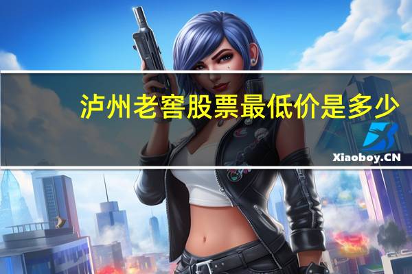 泸州老窖股票最低价是多少
