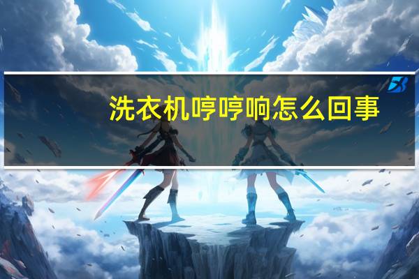 洗衣机哼哼响怎么回事