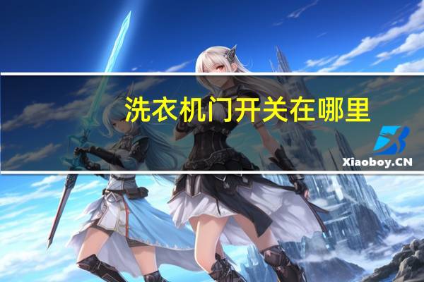 洗衣机门开关在哪里