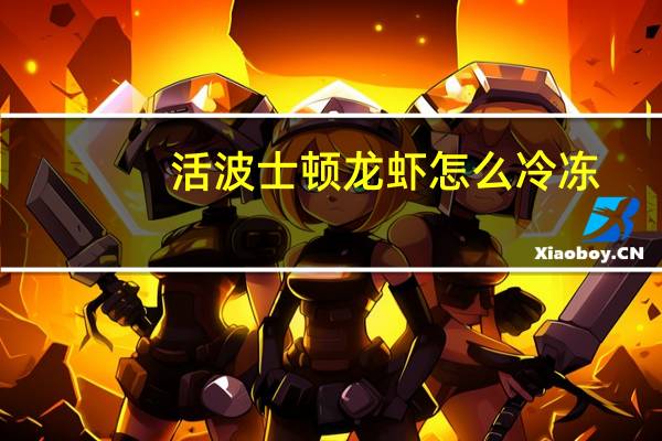 活波士顿龙虾怎么冷冻