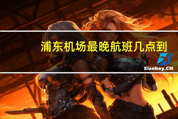 浦东机场最晚航班几点到