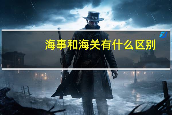 海事和海关有什么区别