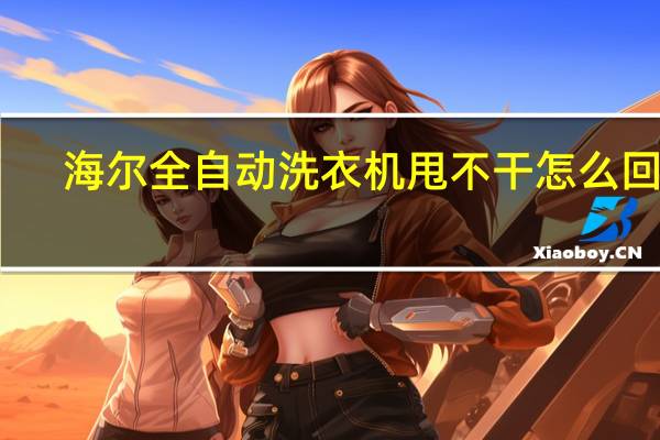 海尔全自动洗衣机甩不干怎么回事