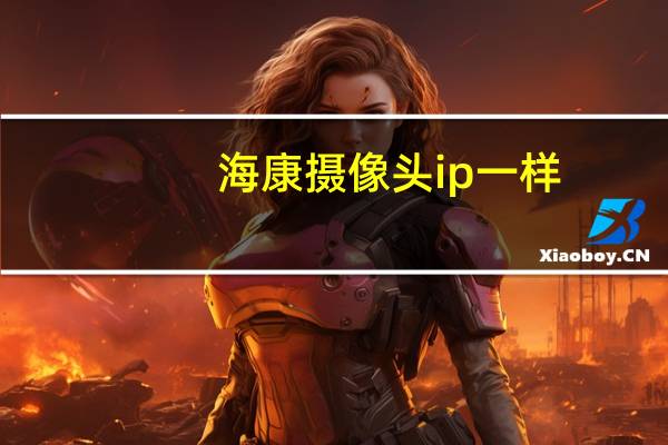 海康摄像头ip一样