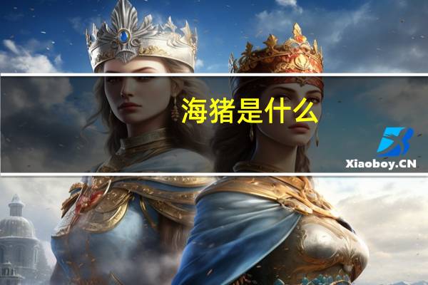 海猪是什么