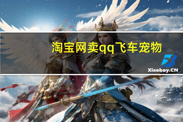 淘宝网卖qq飞车宠物