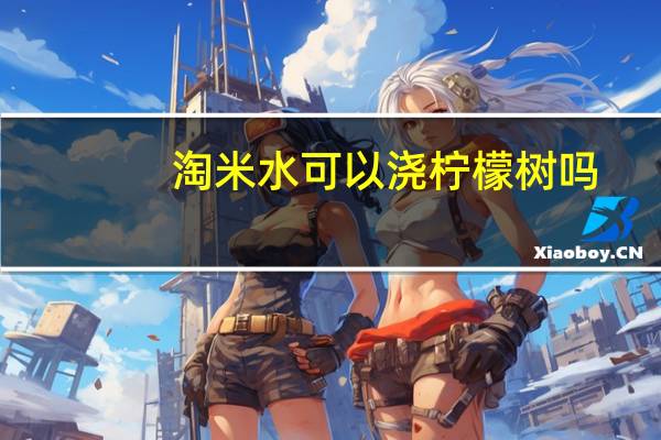 淘米水可以浇柠檬树吗