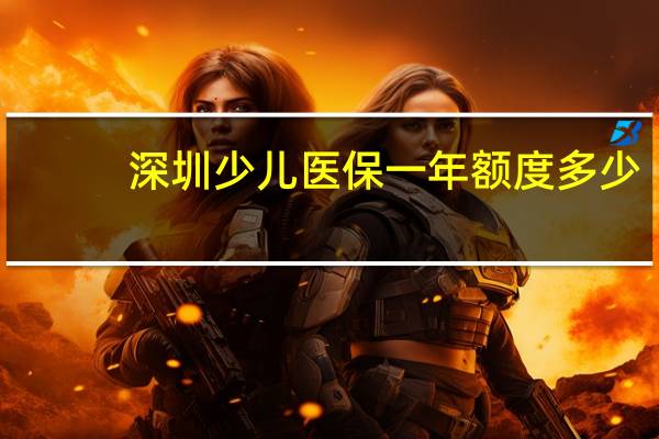 深圳少儿医保一年额度多少