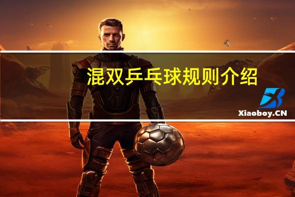 混双乒乓球规则介绍