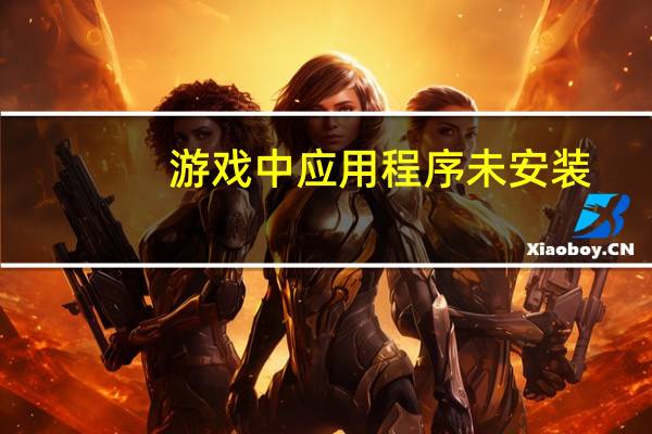 游戏中应用程序未安装