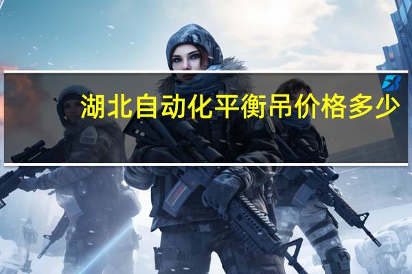 湖北自动化平衡吊价格多少