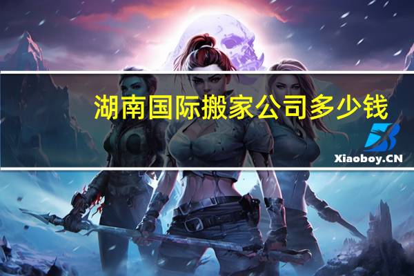 湖南国际搬家公司多少钱
