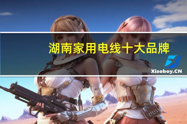 湖南家用电线十大品牌