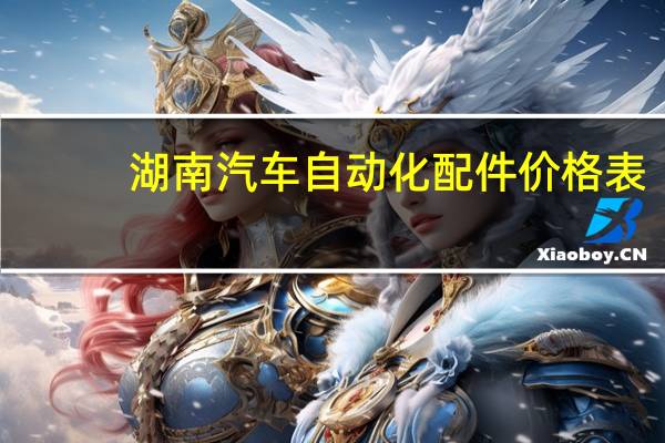 湖南汽车自动化配件价格表