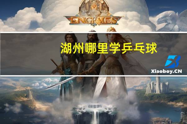 湖州哪里学乒乓球