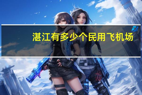 湛江有多少个民用飞机场