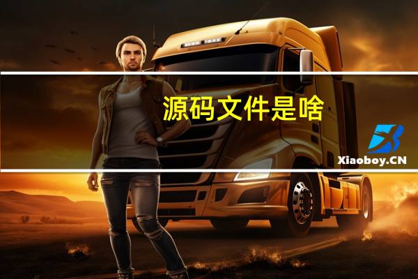 源码文件是啥