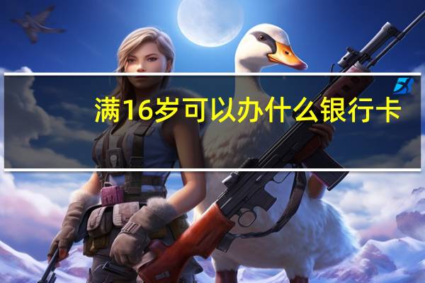 满16岁可以办什么银行卡