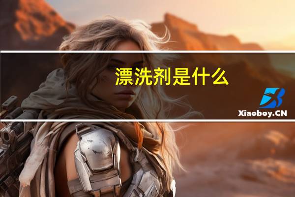 漂洗剂是什么