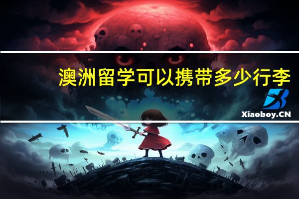 澳洲留学可以携带多少行李