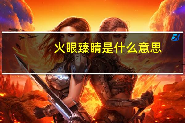 火眼臻睛是什么意思