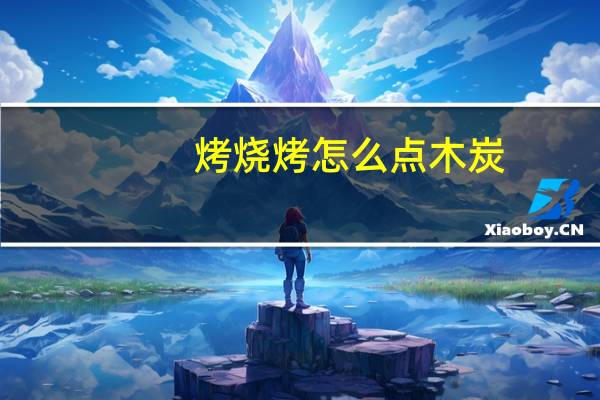 烤烧烤怎么点木炭