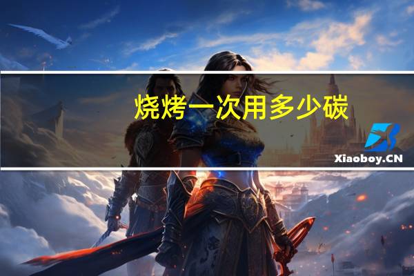 烧烤一次用多少碳