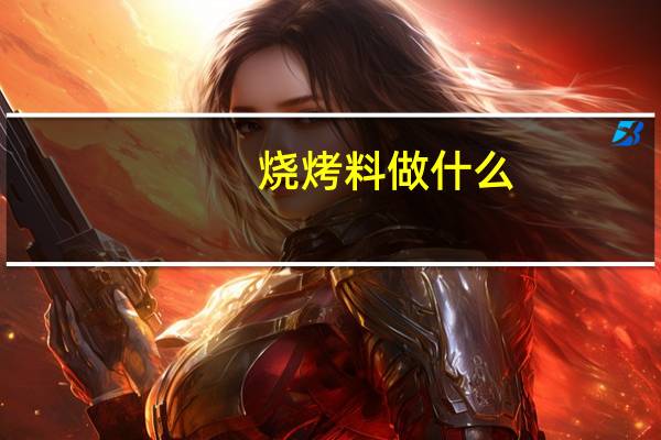 烧烤料做什么