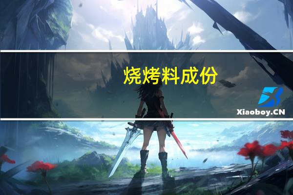 烧烤料成份