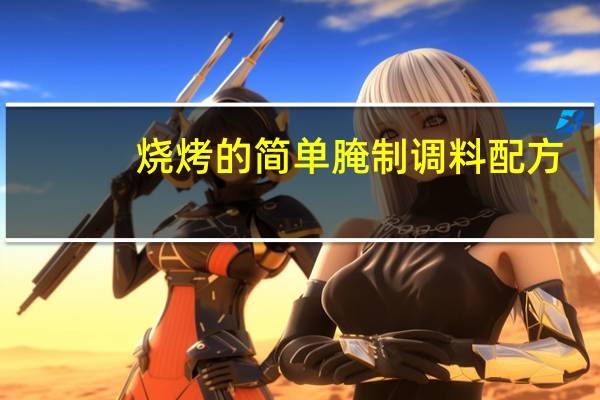 烧烤的简单腌制调料配方