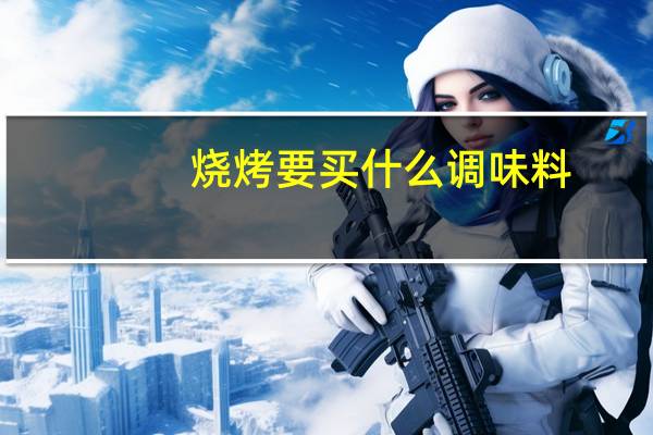 烧烤要买什么调味料