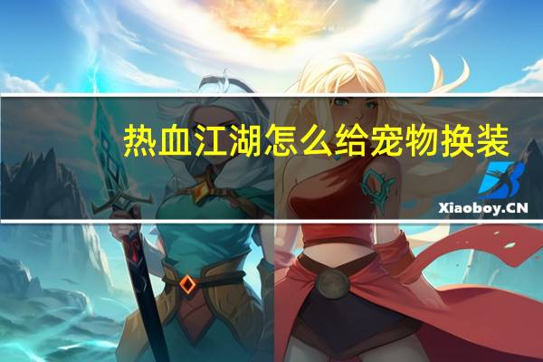 热血江湖怎么给宠物换装