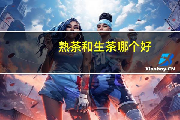 熟茶和生茶哪个好