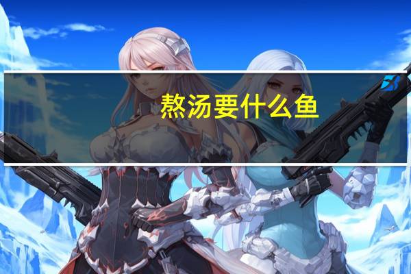 熬汤要什么鱼