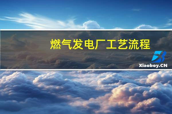 燃气发电厂工艺流程