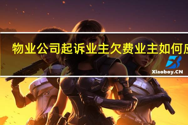 物业公司起诉业主欠费业主如何应对
