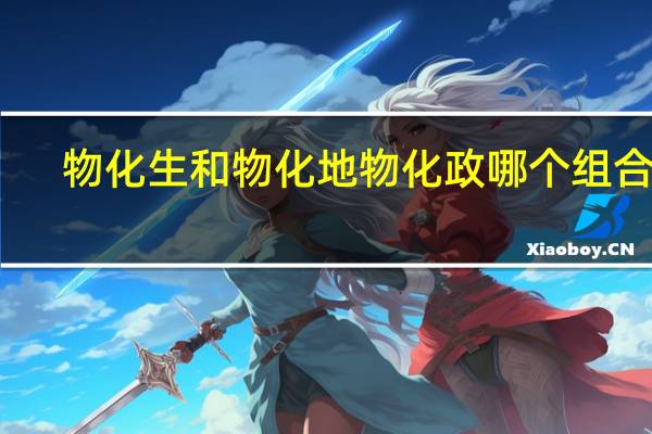 物化生和物化地物化政哪个组合好