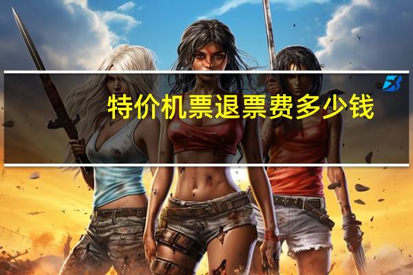 特价机票退票费多少钱