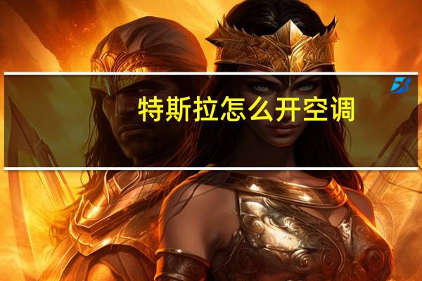 特斯拉怎么开空调