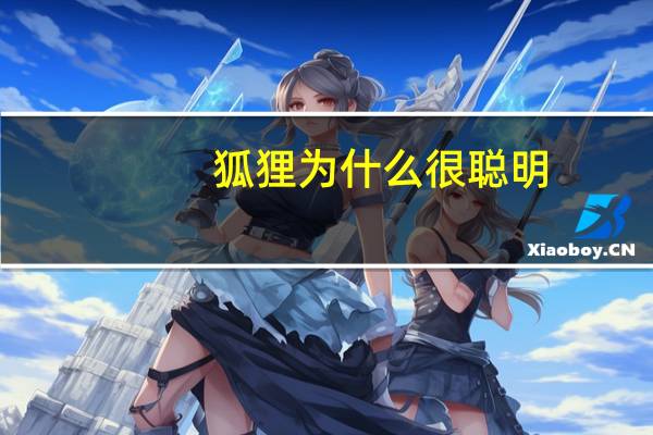 狐狸为什么很聪明