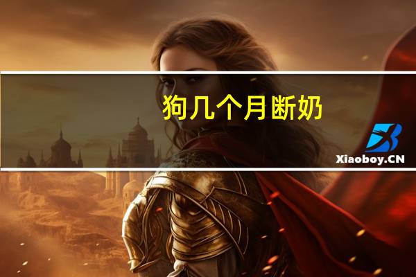 狗几个月断奶