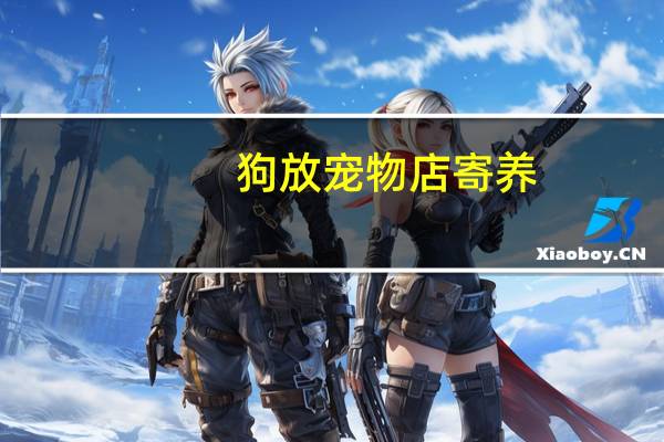 狗放宠物店寄养